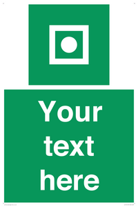 Custom sign safe condition Shipboard general alarm